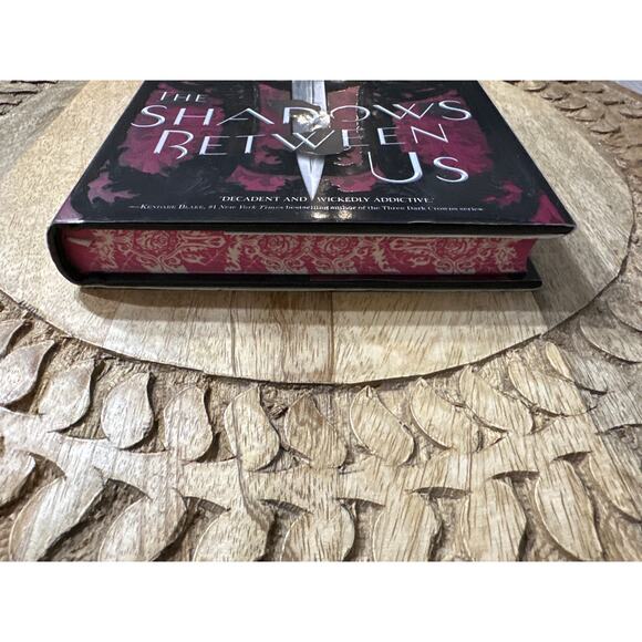 The Shadows Between Us by Tricia Levenseller Hardcover Book Sprayed Edges - Picture 3 of 7